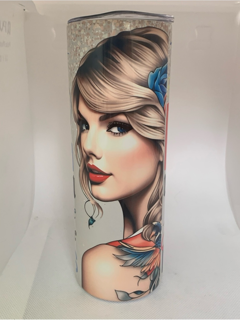 Taylor Swift Metal Tumbler, new and never used